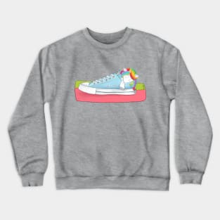 Yuni Sleeps In A Shoe Crewneck Sweatshirt